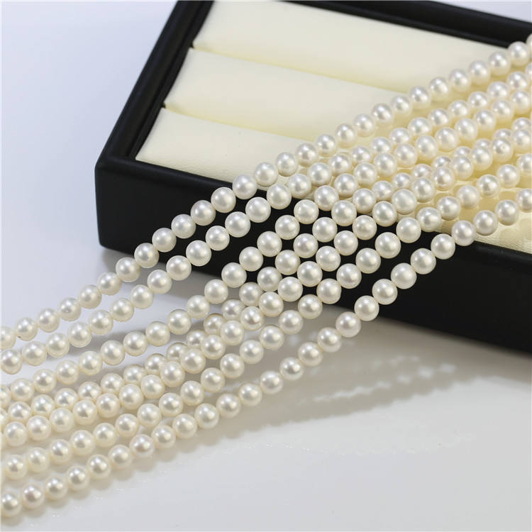 6-7mm Round Aa Natural Real Cultured Round pearl wholesale 4